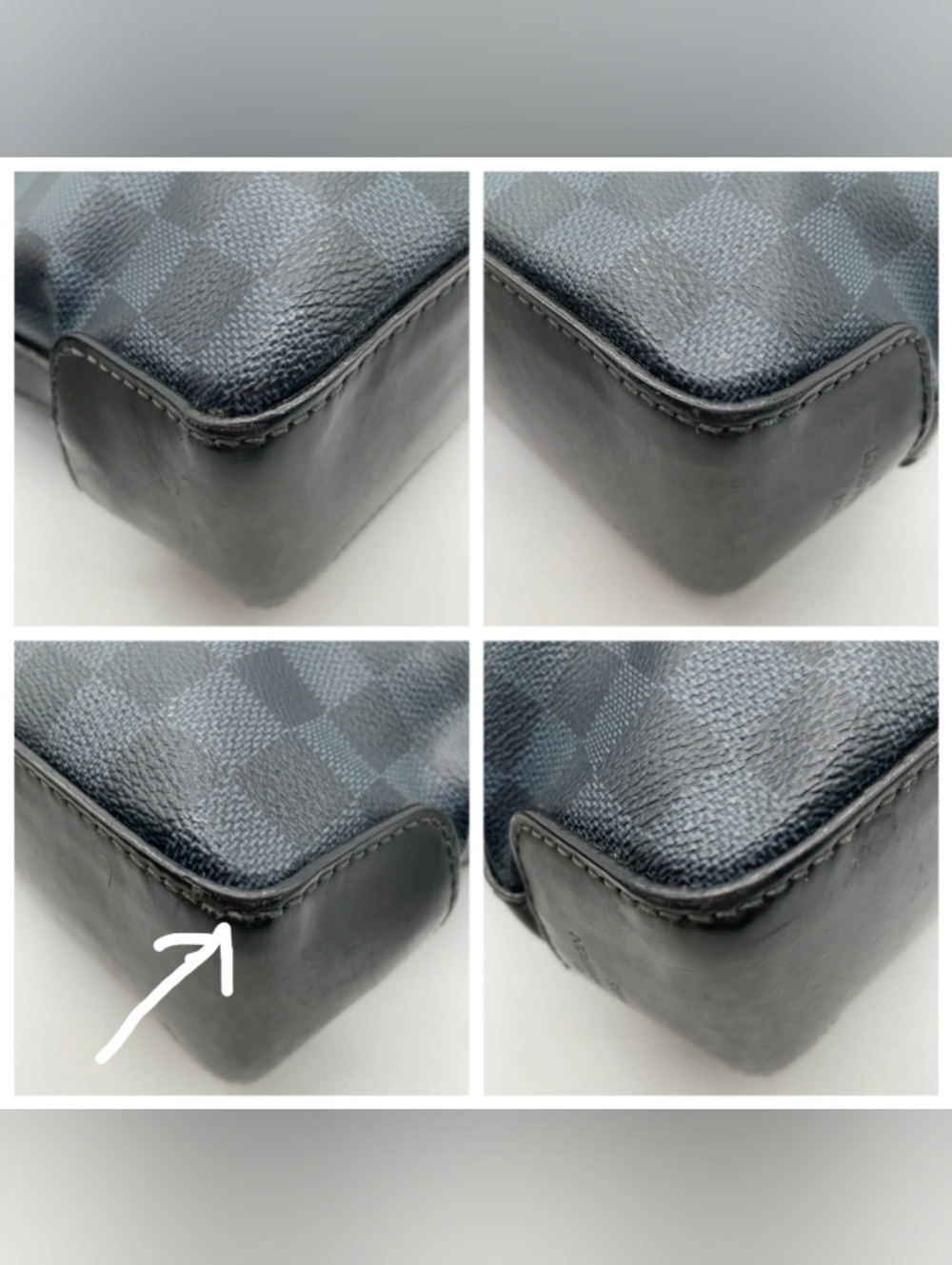 SALE! Louis Vuitton Damier Cobalt Greenwich Messenger Bag W Lock & Keys Unisex - Picture 14 of 16